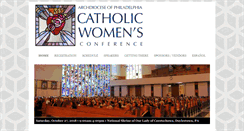 Desktop Screenshot of catholicwomensconference.org